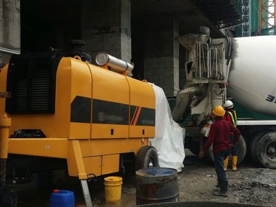 Placing Concrete Pump